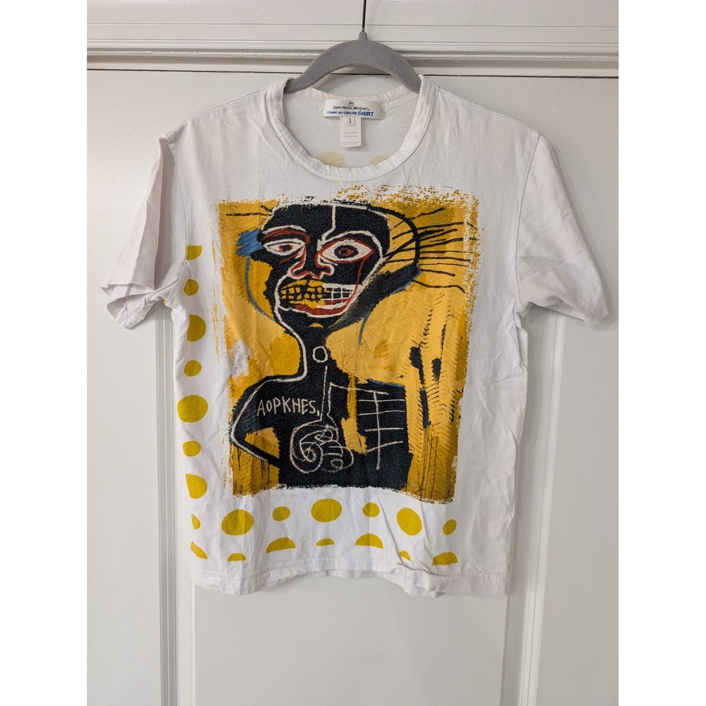 Comme des Garcons SHIRT Jean-Michel Basquiat Graphic Tee small artist Aopkhes